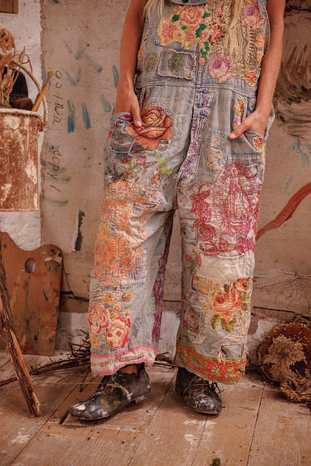 Benjamin Wide Leg Overalls