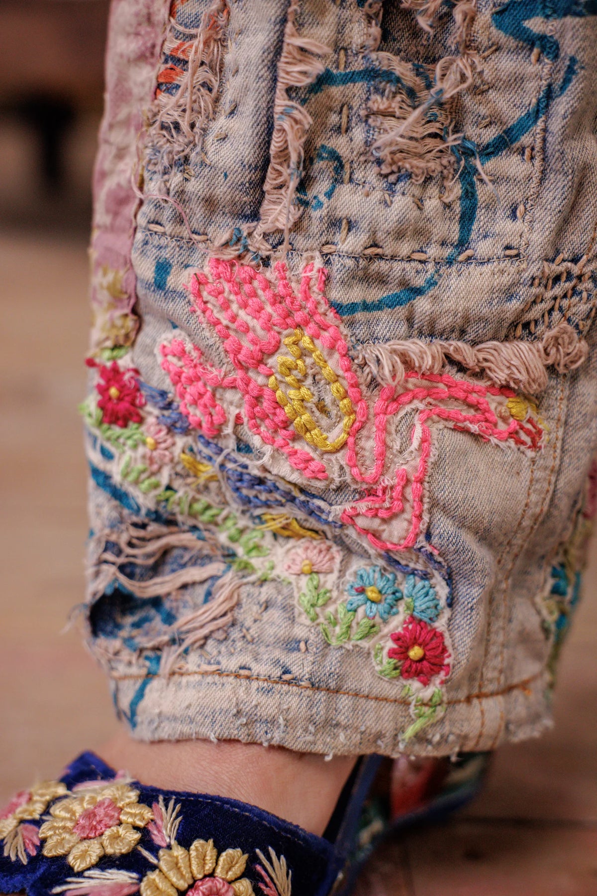 Amor Amor Miner Denims Ξεθωριασμένο Indigo 