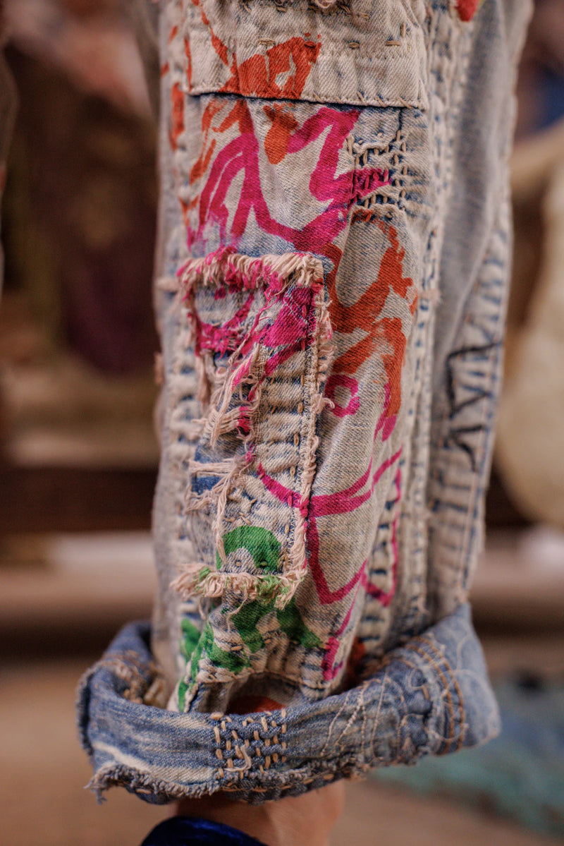 Amor Amor Miner Denims Išblukusi Indigo  - Image 5