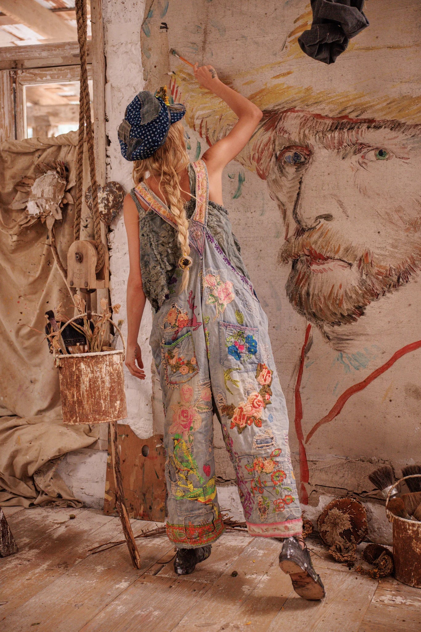 Benjamin Wide Leg Overalls