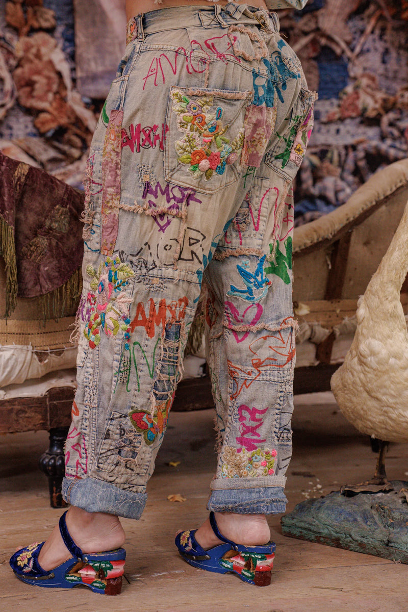 Amor Amor Miner Denims Išblukusi Indigo  - Image 7