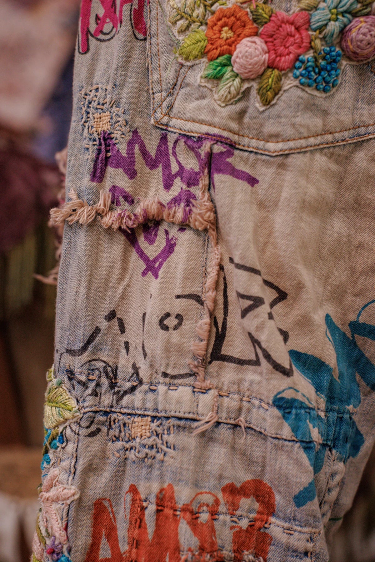 Amor Amor Miner Denims Ξεθωριασμένο Indigo 