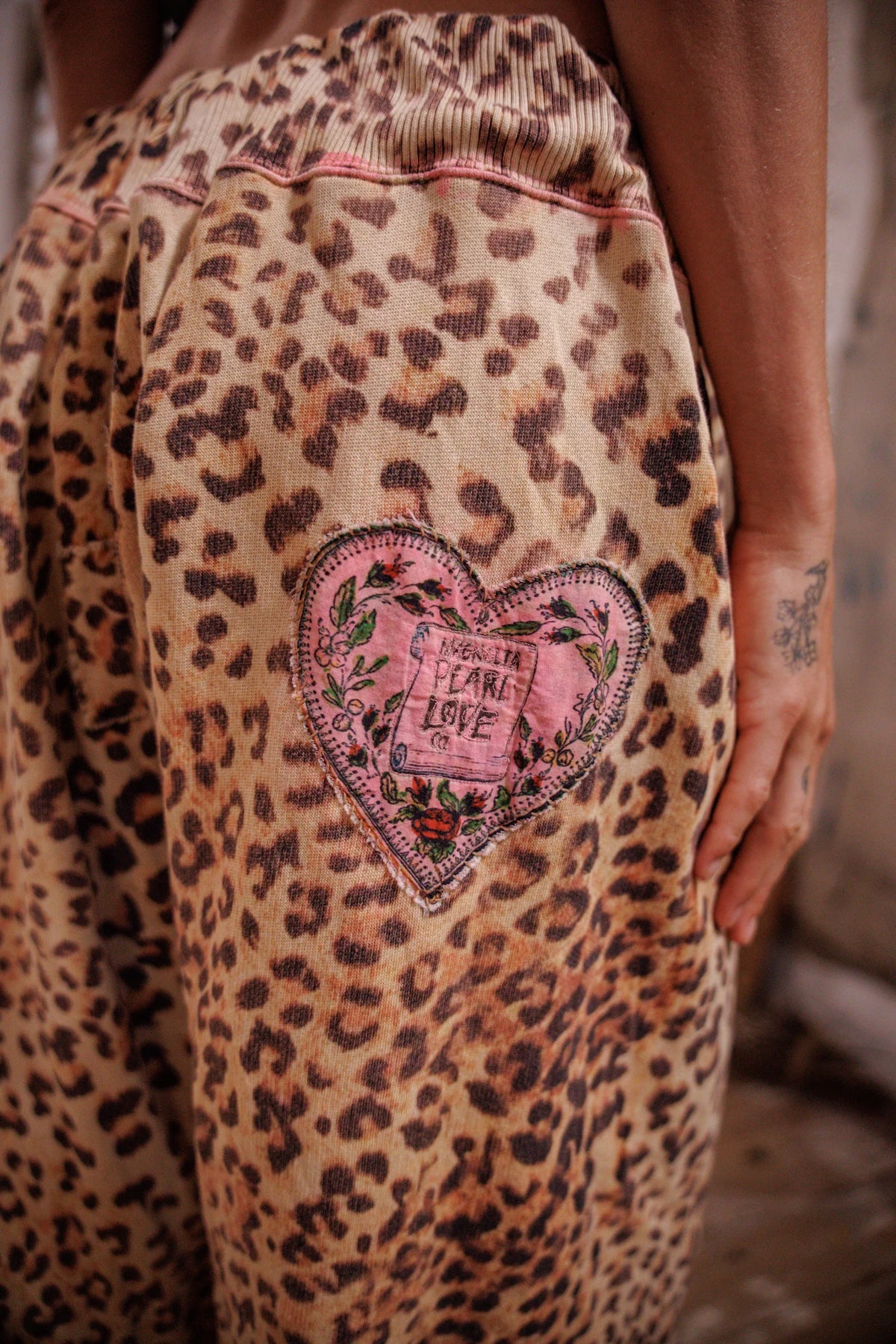 Leopard Cali Sweat Shorts