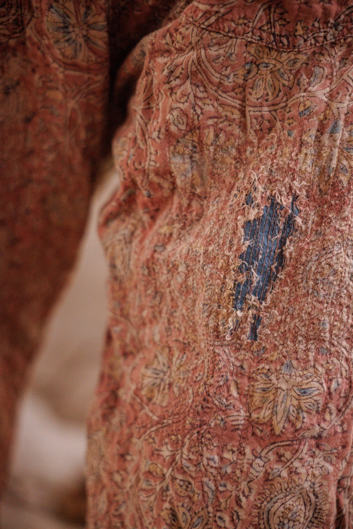 Quilted Blockprint Roe Pants