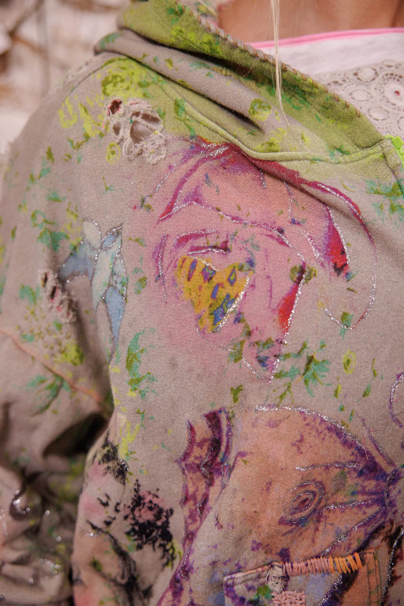 Cherub Butterfly Mystics Altar Zip Hoodie - Image 8