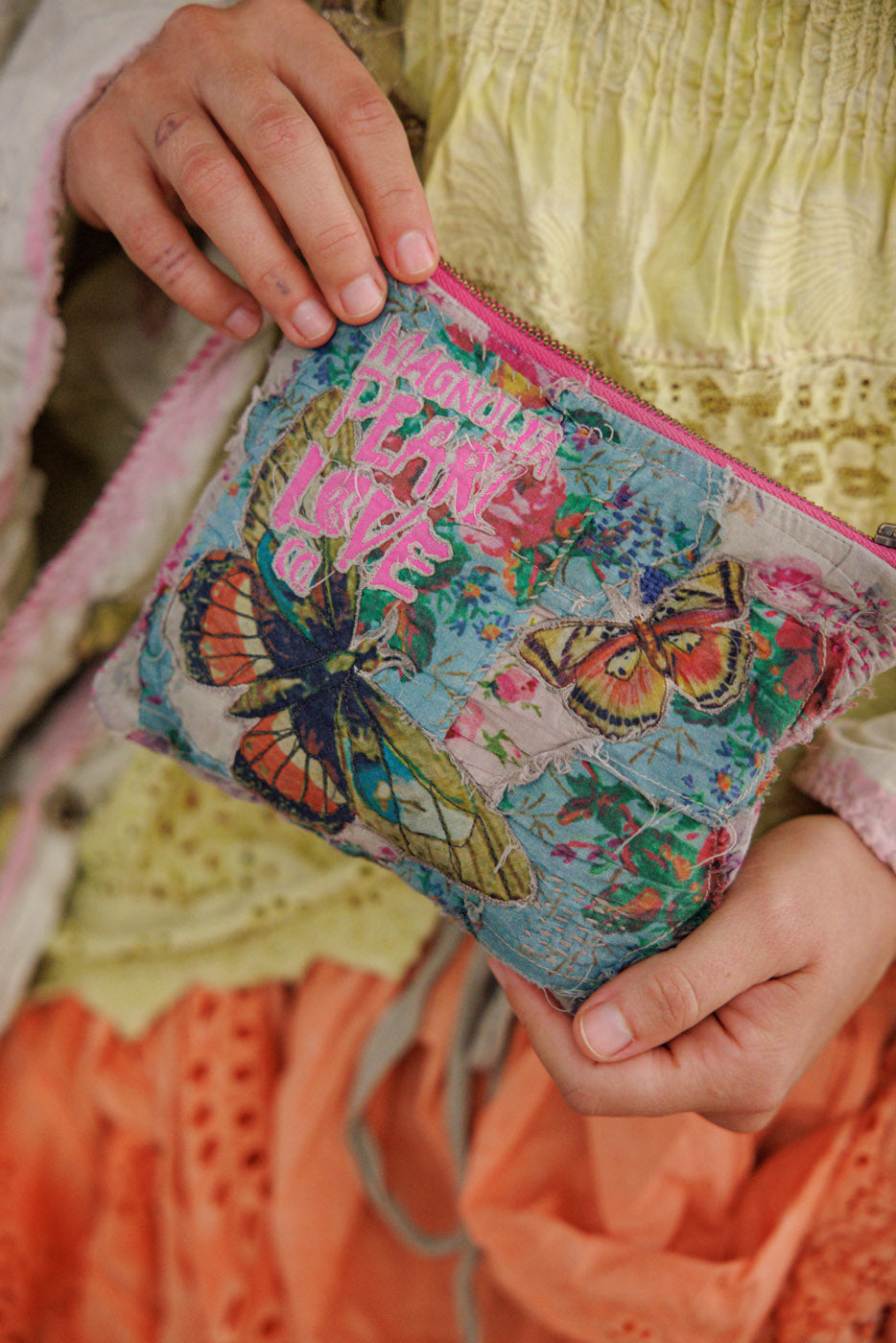 Prairie Clover Coin Pouch Magnolia Pearl Clothing