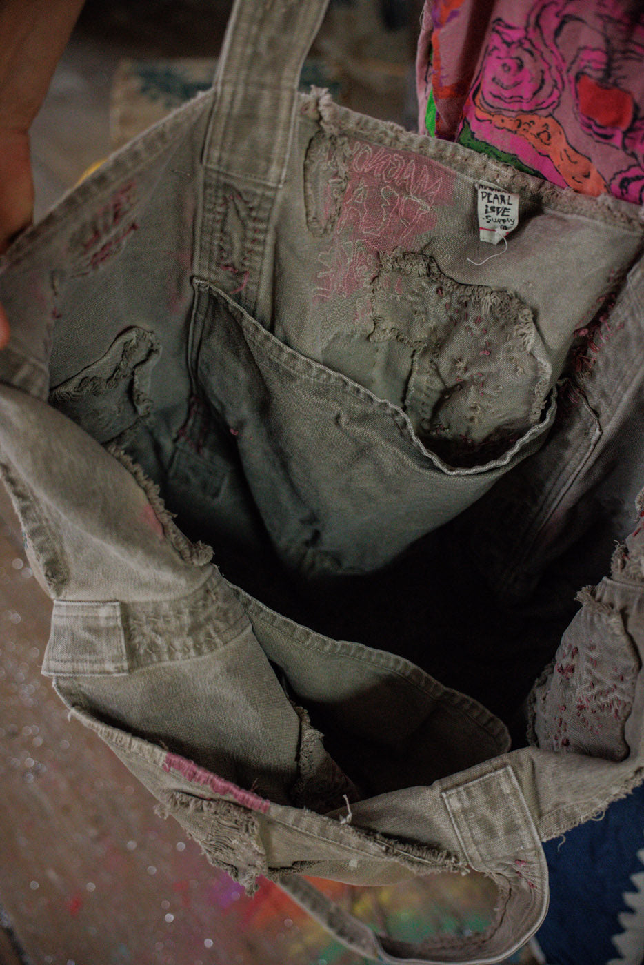 Bolso de Cubo Blockprint 