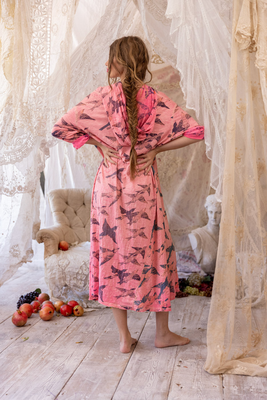 Vestido con capucha Bird Viggo 