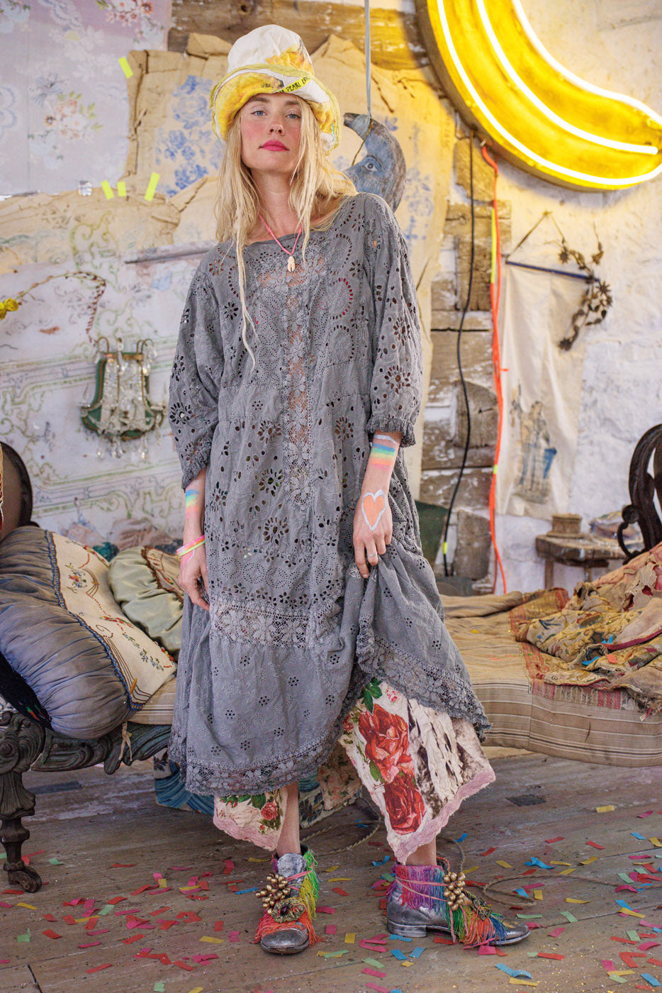 Vestido Dulcie con Ojales 