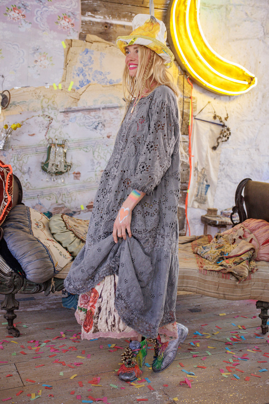 Vestido Dulcie con Ojales 