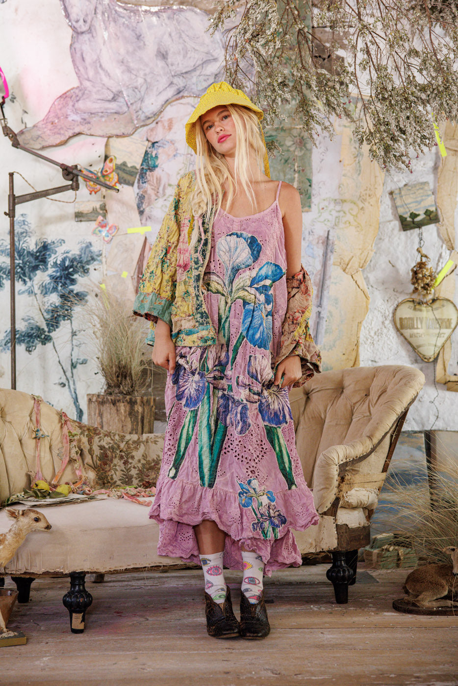 Рокля Eyelet Beya Iris Cami 