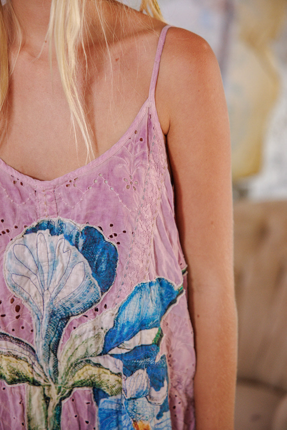 Рокля Eyelet Beya Iris Cami 