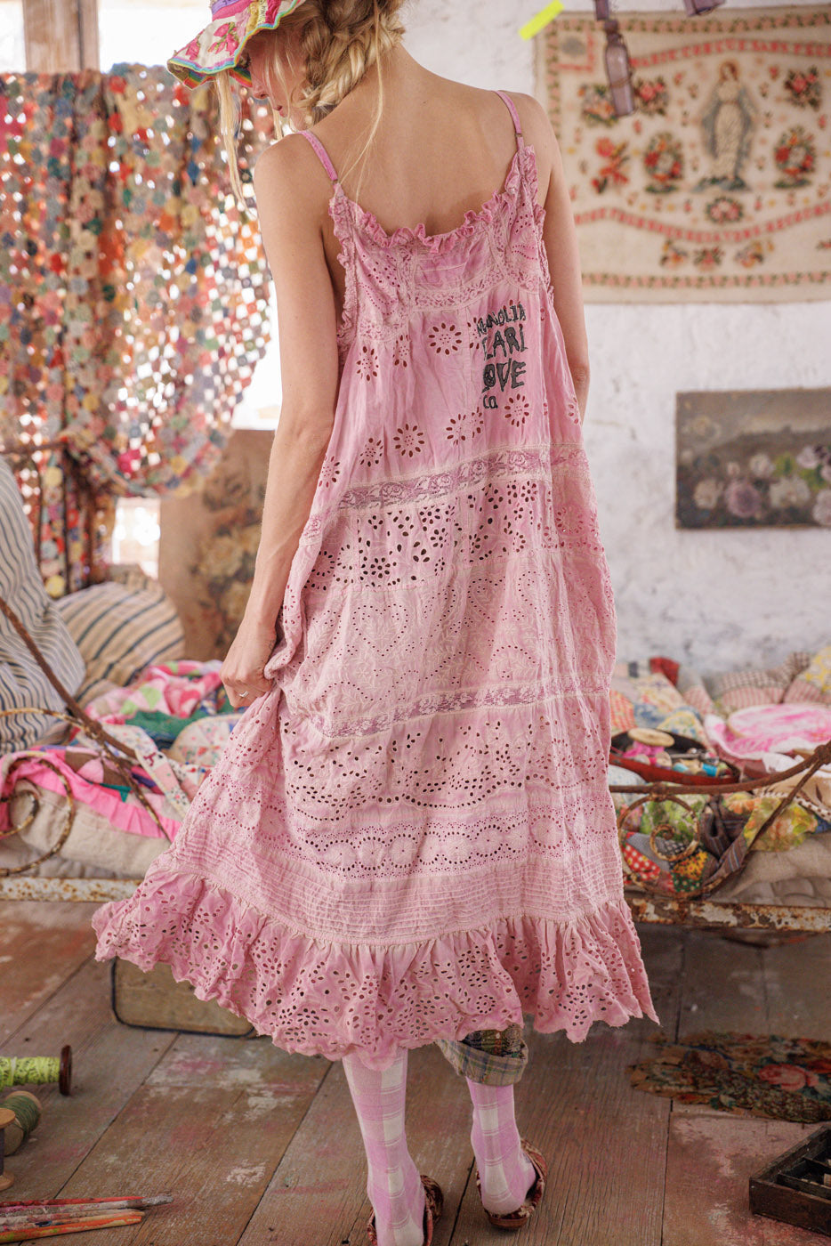 Eyelet Esti Cami Dress Magnolia Pearl Clothing