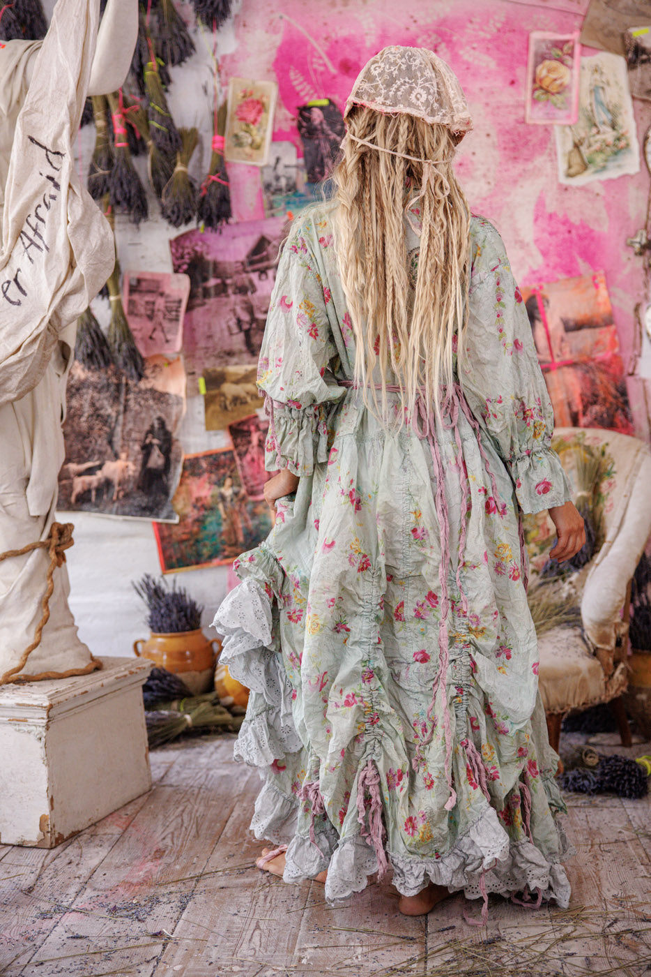 Amadeus Ruffle Gown Magnolia Pearl Clothing