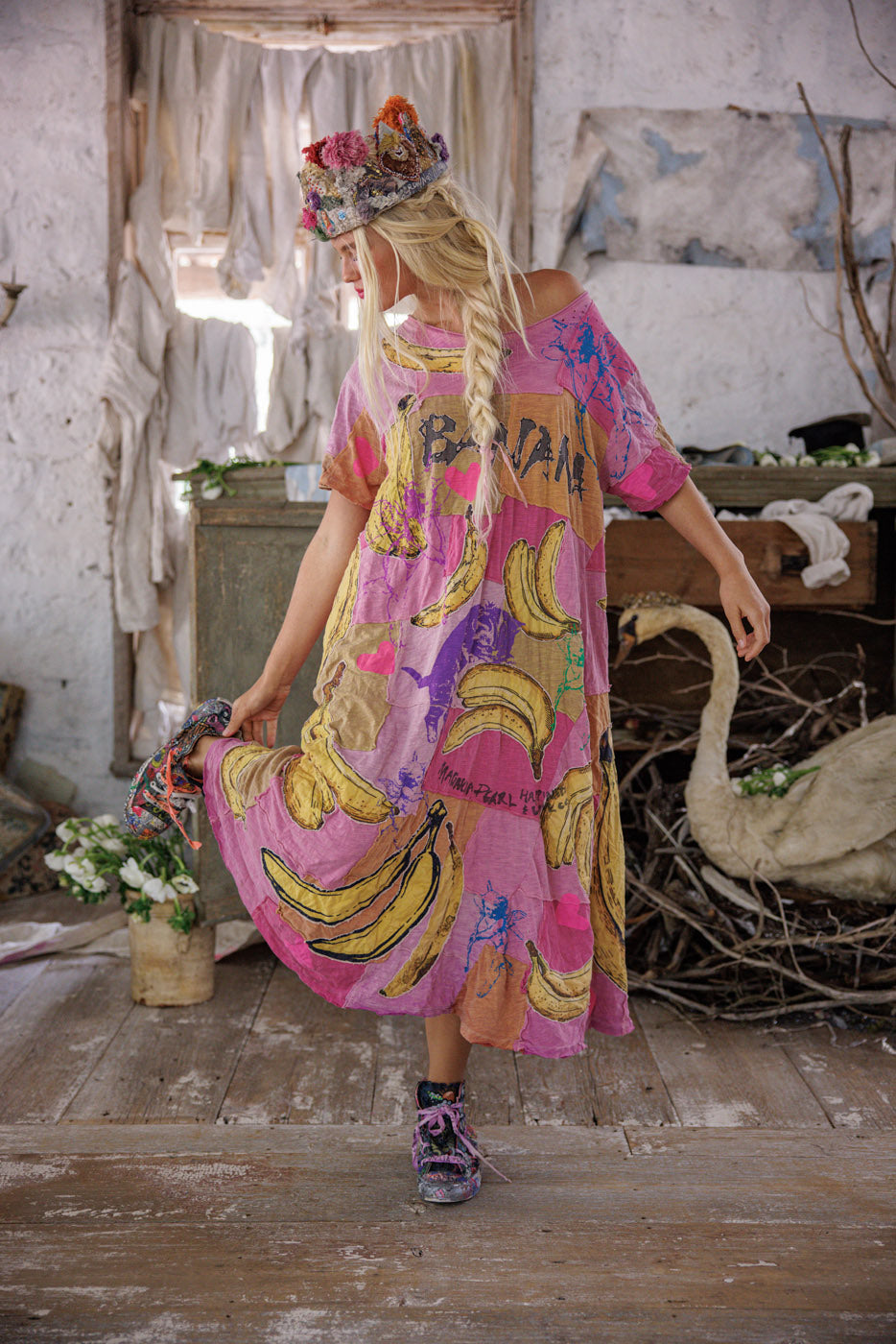 Funk N' Junk Graphics Tee Dress