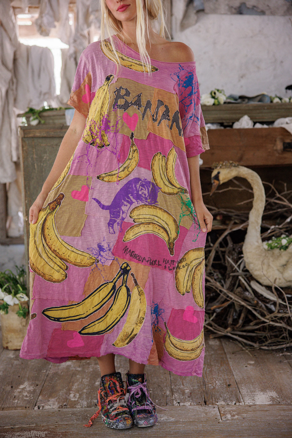 Funk N' Junk Graphics Tee Dress