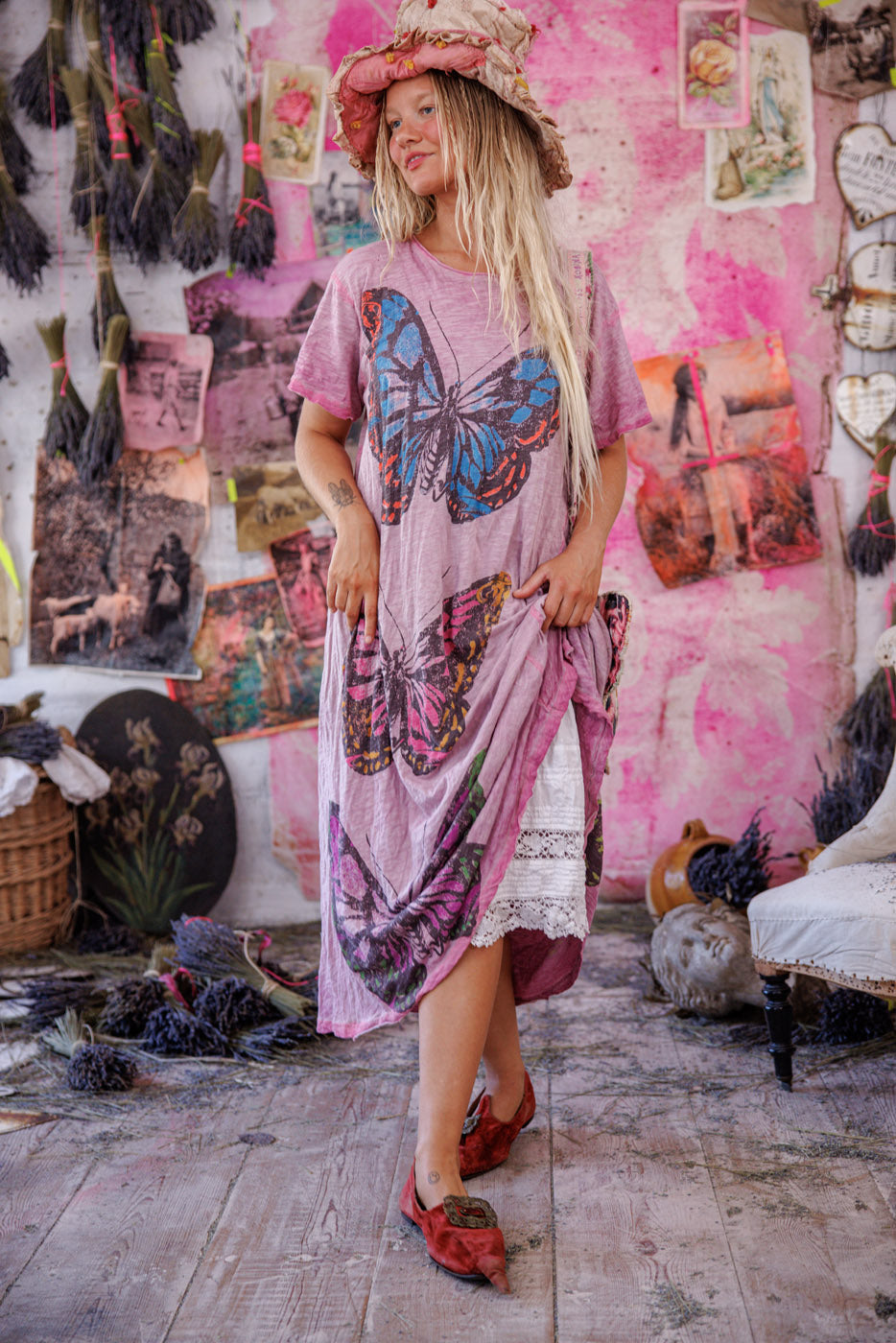 Butterfly Travelers T Dress Magnolia Pearl Clothing