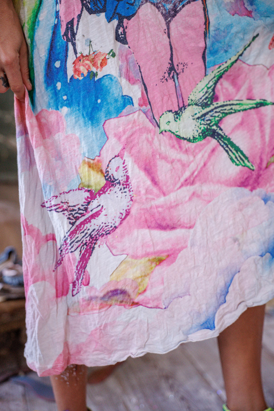 Magiškos magnolijos T suknelė Mėnesiena 