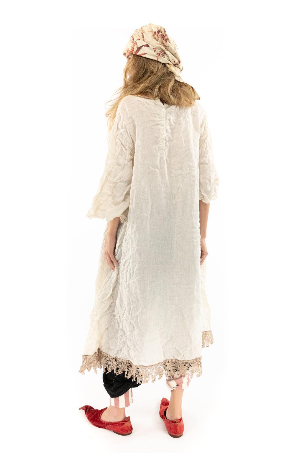 Embroidered Junipero Jesus Dress - Magnolia Pearl Clothing