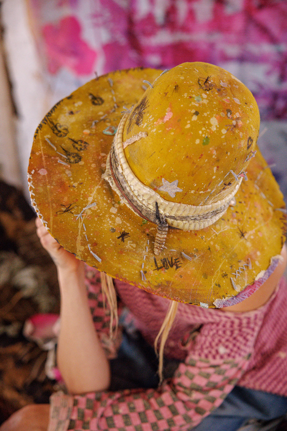 Artist Open Crown Hat Magnolia Pearl Clothing