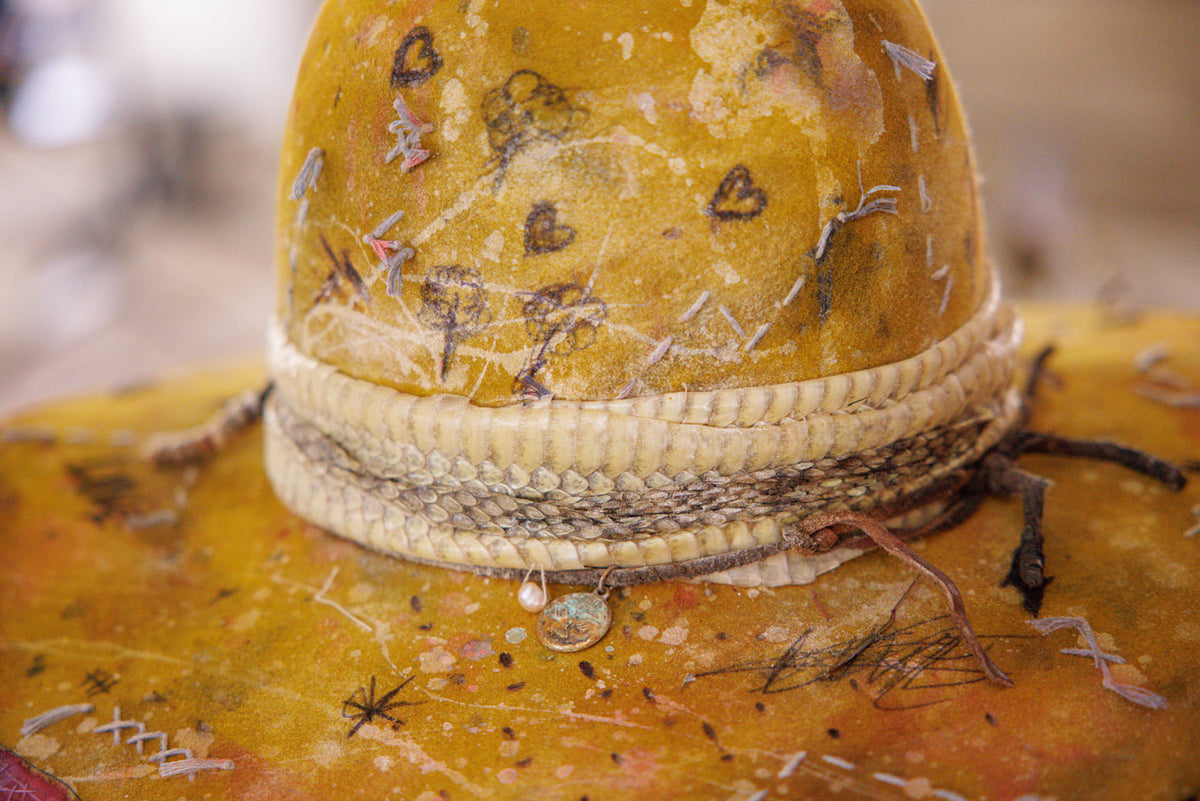 Artist Open Crown Hat Magnolia Pearl Clothing