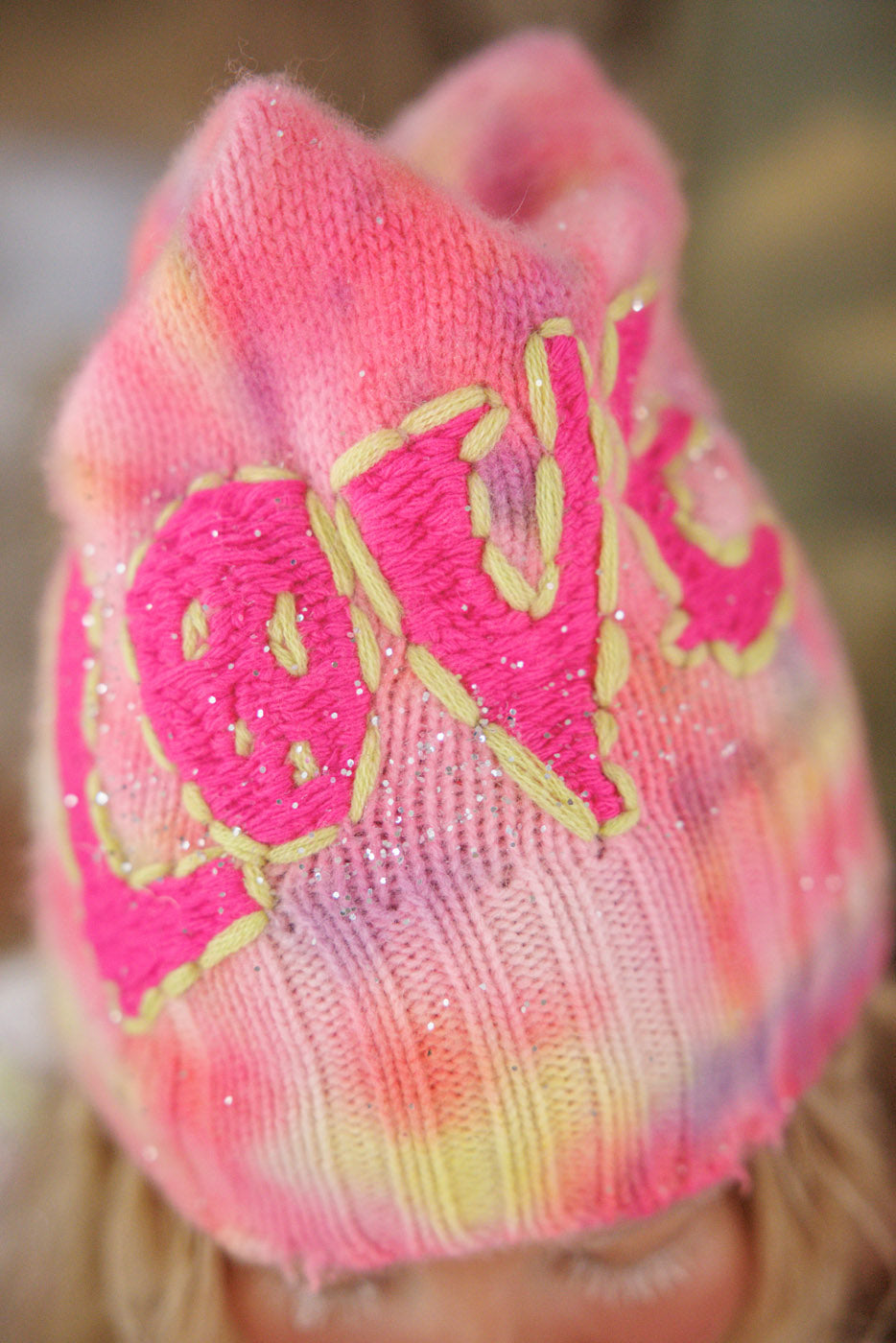 Love Beanie Magnolia Pearl Clothing cashmere tie dye print