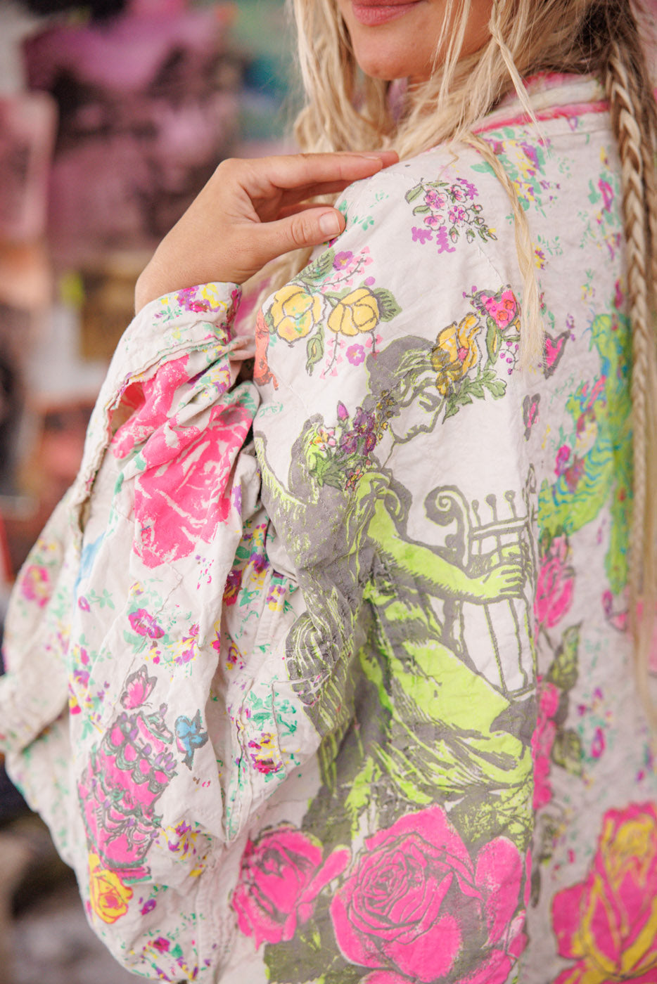 Quilted Daigo Kimono Magnolia Pearl Clothing