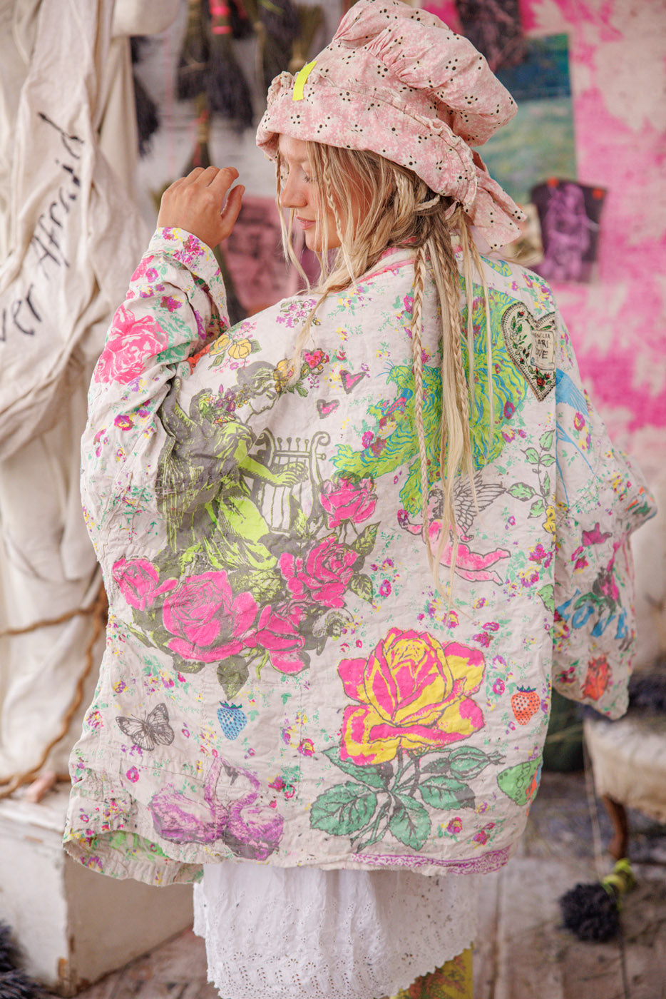 Quilted Daigo Kimono Magnolia Pearl Clothing