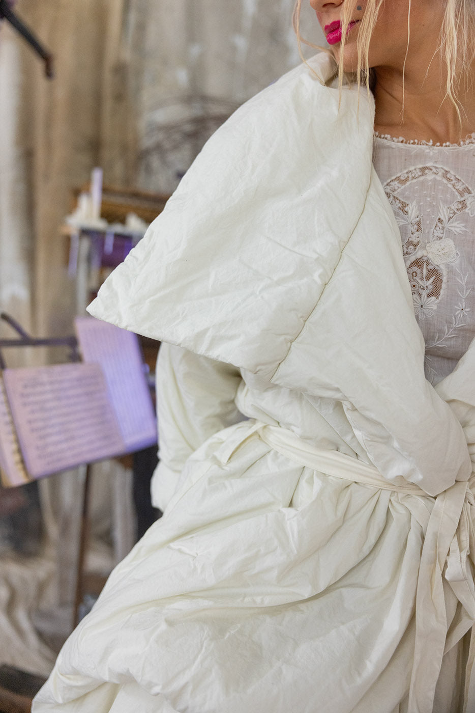 Telluride Duvet Coat Magnolia Pearl Clothing