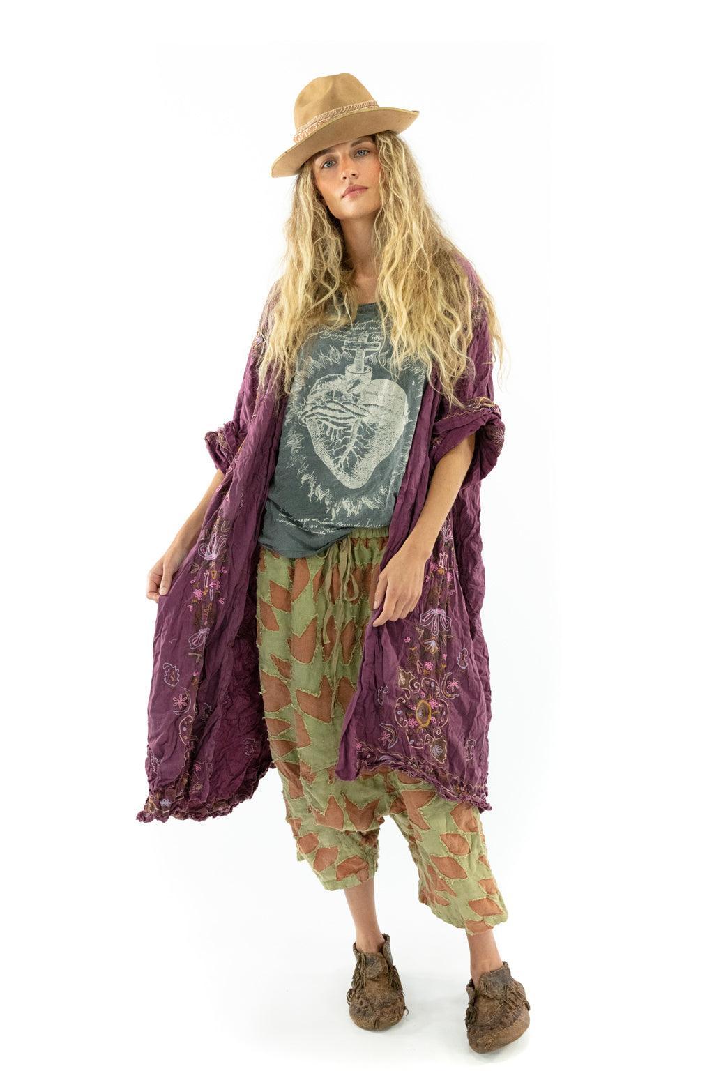 Embroidered Belinay Kimono - Magnolia Pearl Clothing