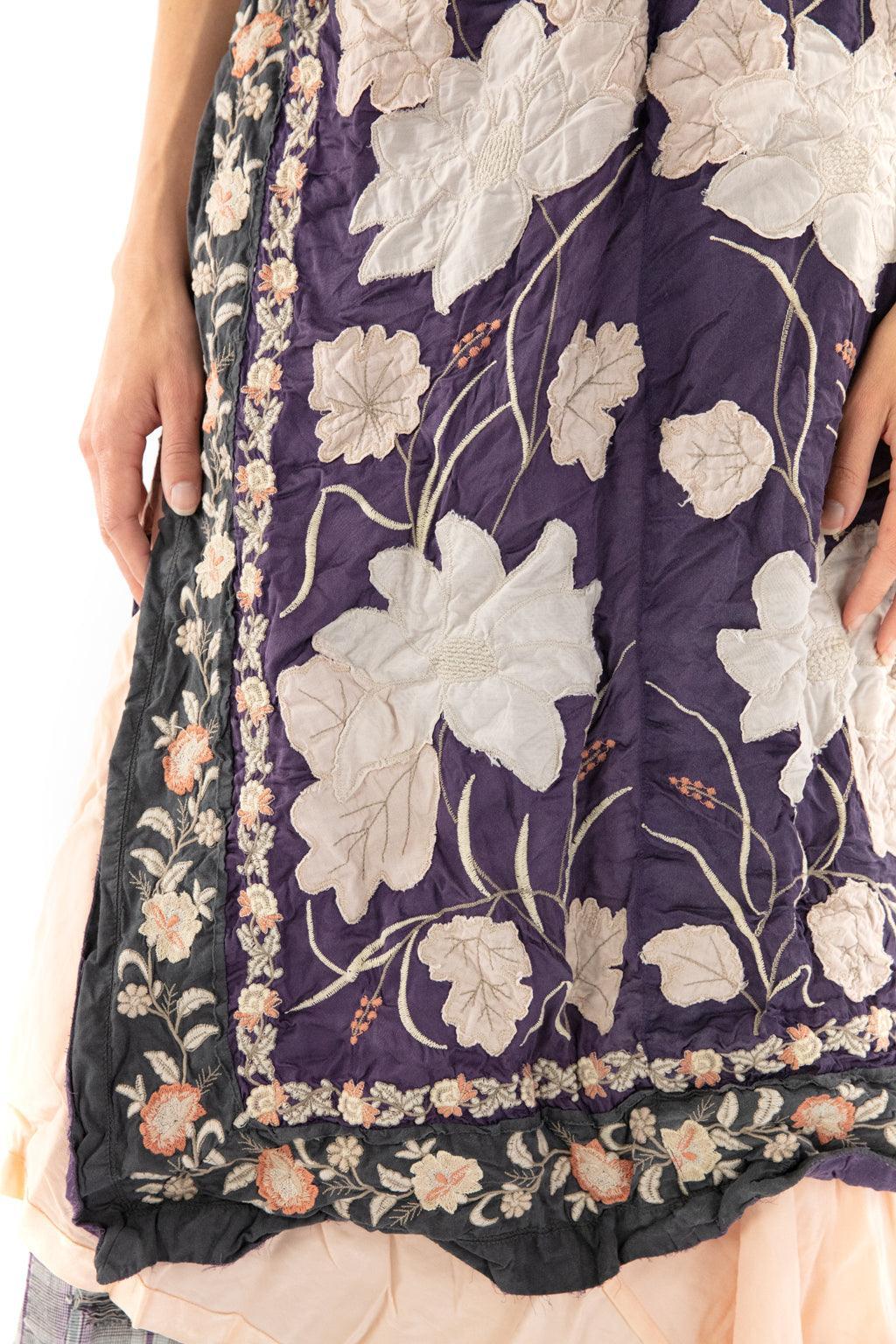 Floral Appliqué Danji Kimono - Magnolia Pearl Clothing