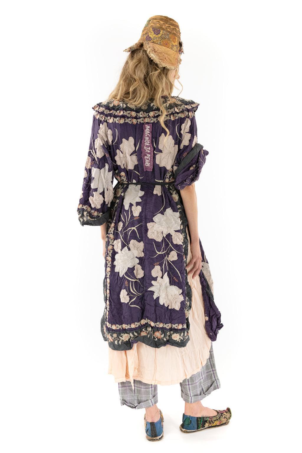 Floral Appliqué Danji Kimono - Magnolia Pearl Clothing