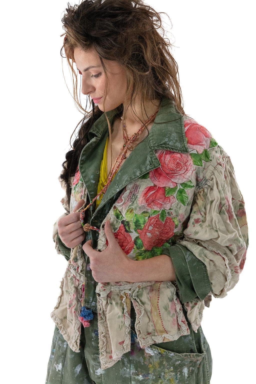 Floral Appliqué Monique Jacket - Magnolia Pearl Clothing