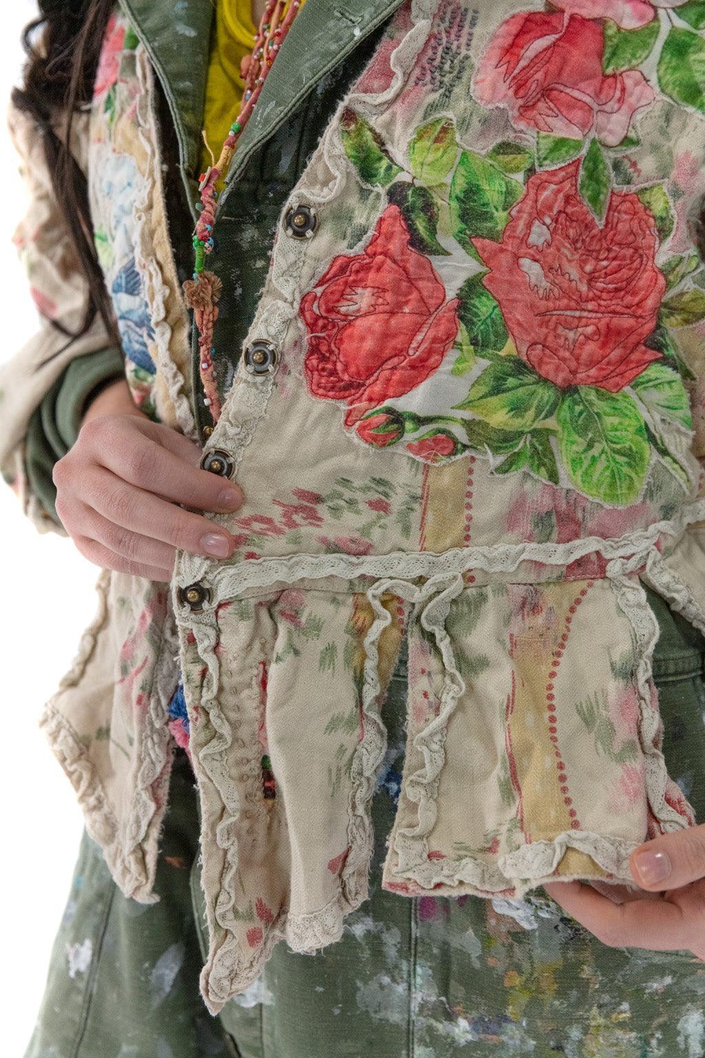 Floral Appliqué Monique Jacket - Magnolia Pearl Clothing