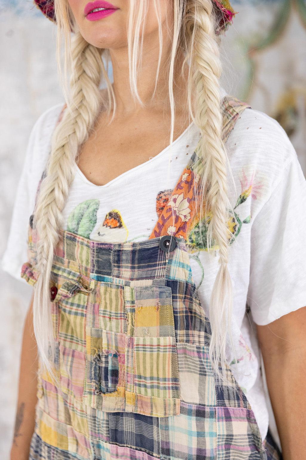 Patchwork Love Overalls - Magnolia Pearl Clothing