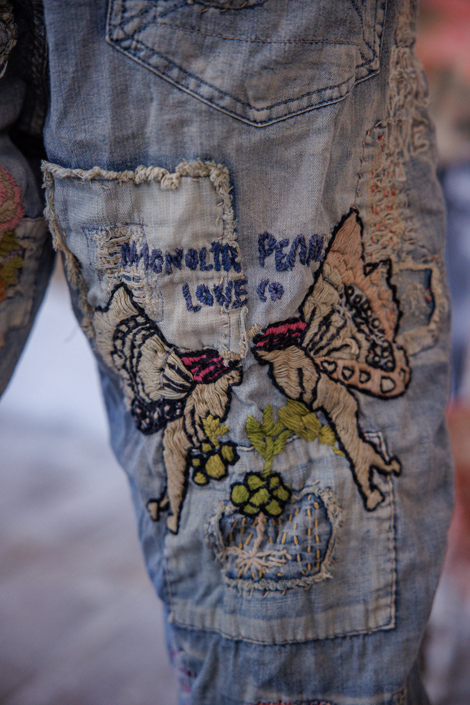 Broderede Toby Miner Denim 