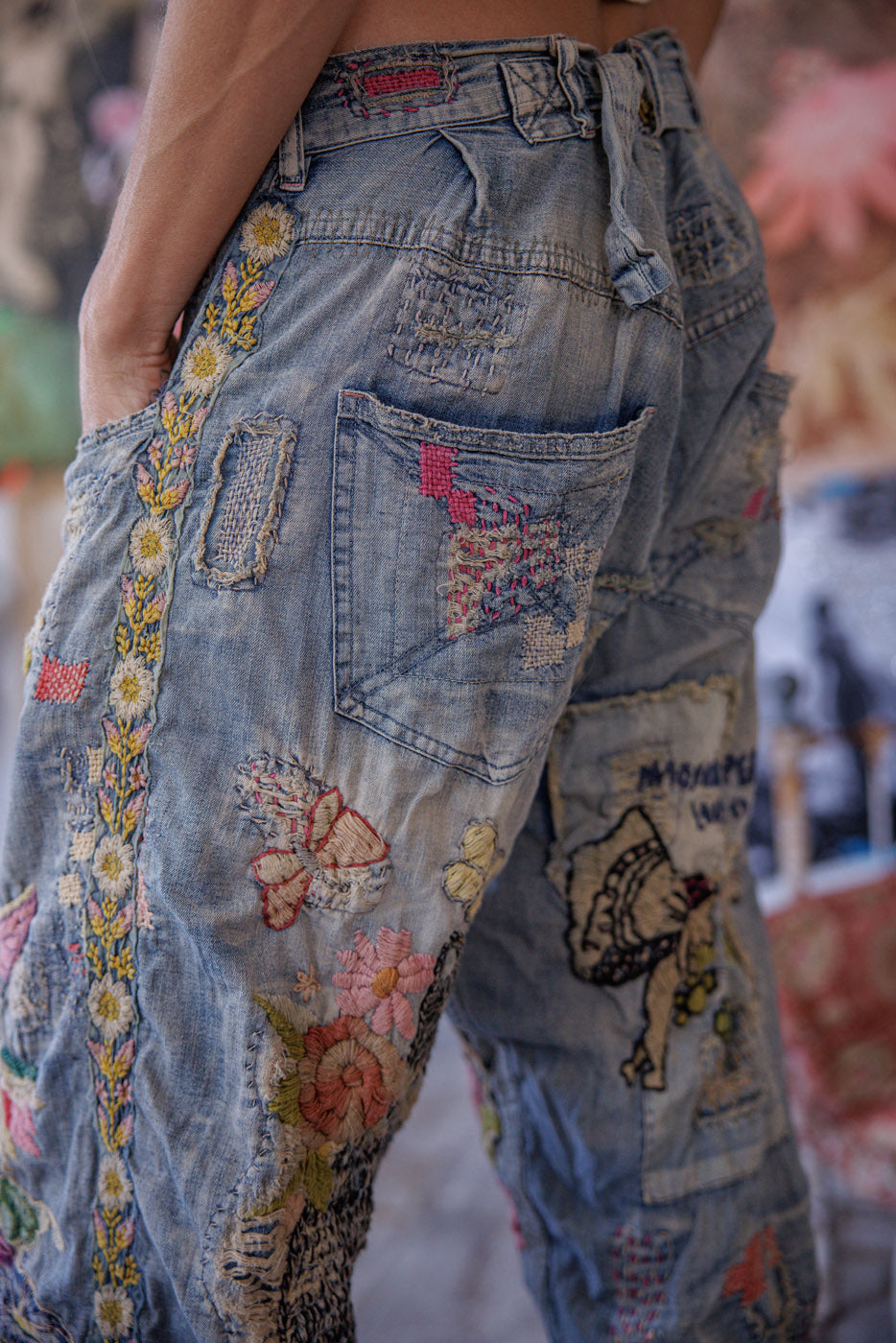 Broderede Toby Miner Denim 