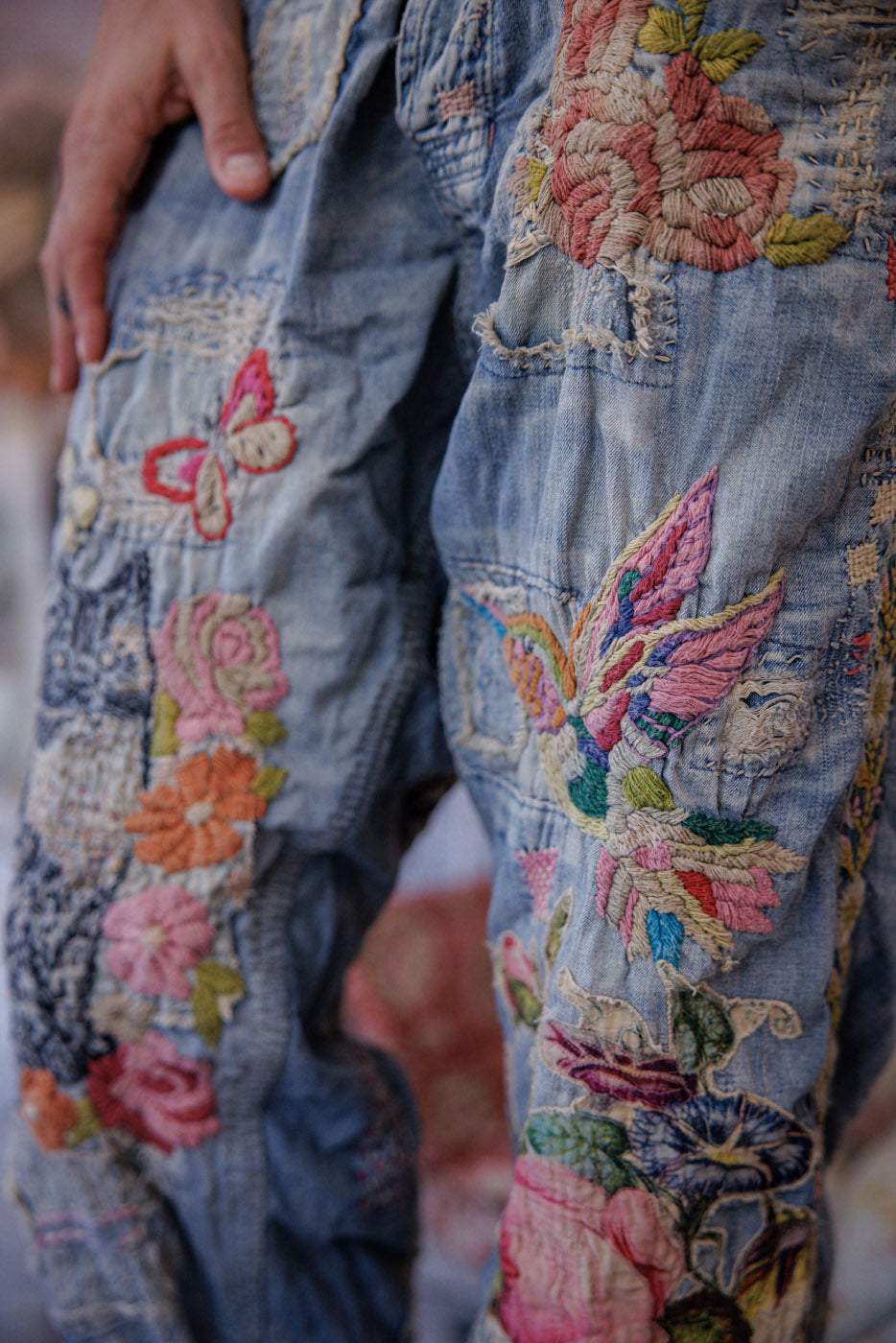 Broderede Toby Miner Denim 