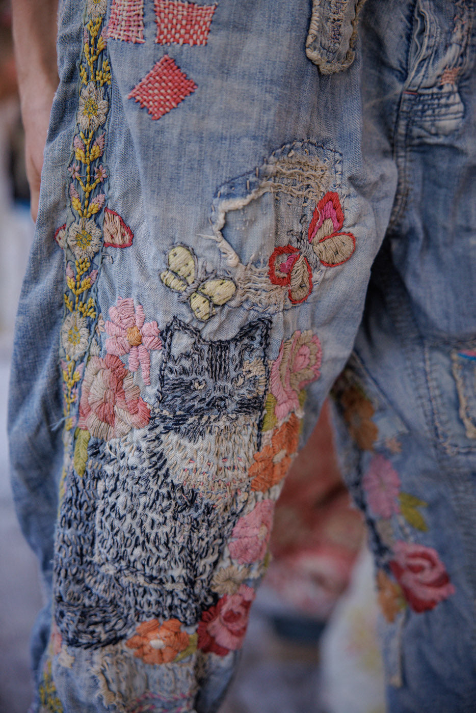 Broderede Toby Miner Denim 