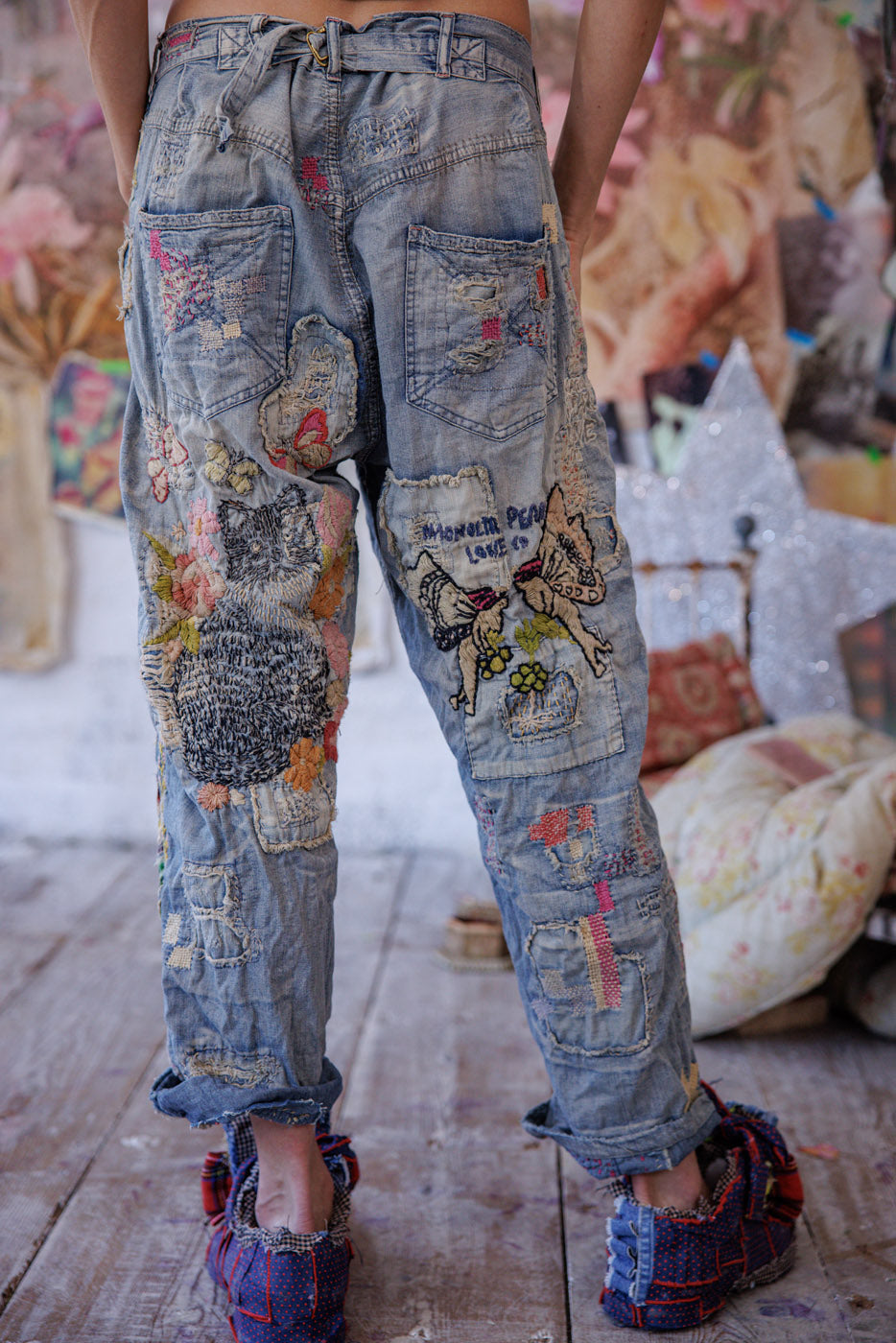 Broderede Toby Miner Denim 