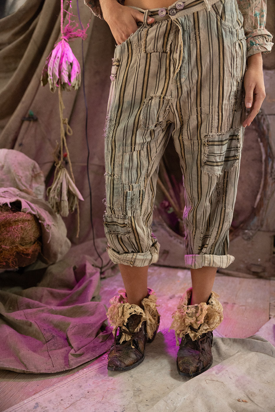 Striped Miner Pants Magnolia Pearl Clothing