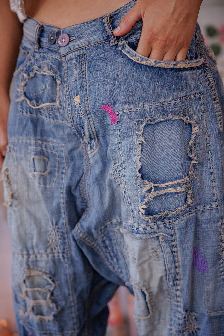 Mon Cheri French Cut Denims Faded Indigo 