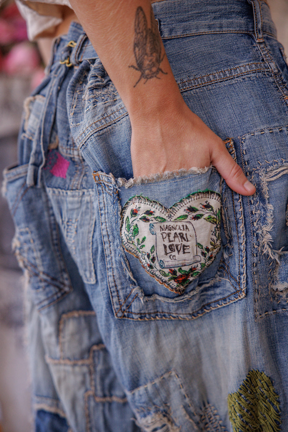 Mon Cheri French Cut Denims Faded Indigo 
