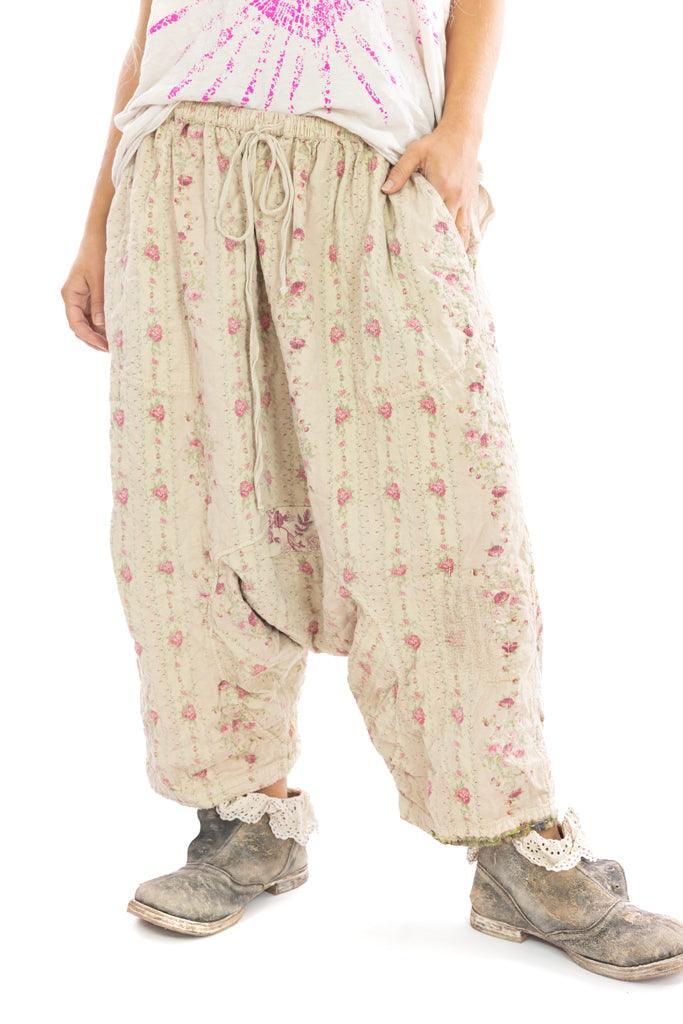 Floral Patchwork Garçon Pants - Magnolia Pearl Clothing