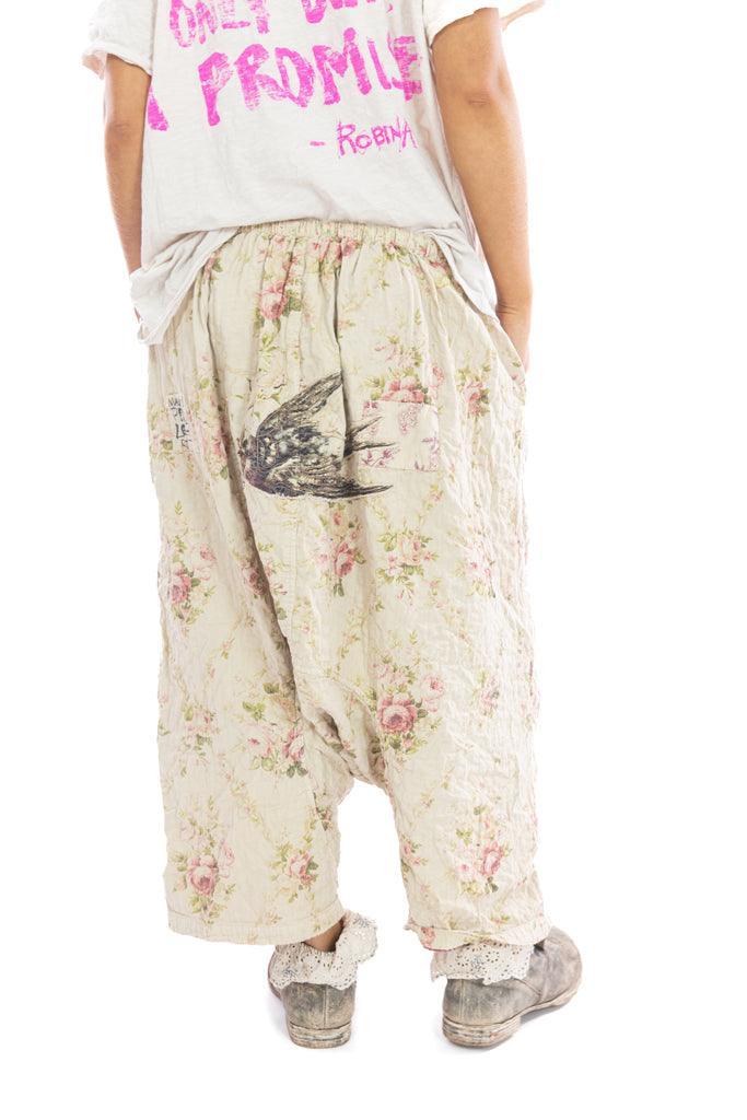 Floral Patchwork Garçon Pants - Magnolia Pearl Clothing