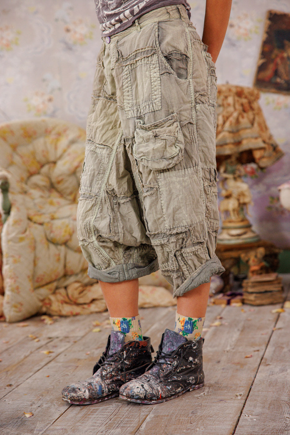 Patchwork Joni Trousers Magnolia Pearl Clothing