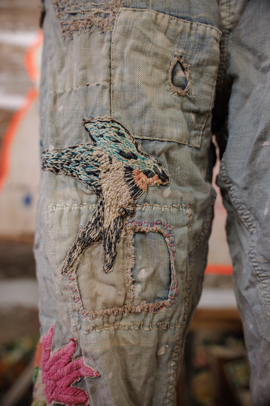 Флорални дънки Майнер 