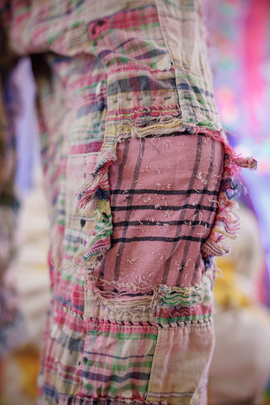 Patchwork Charmie Trousers Magnolia Pearl