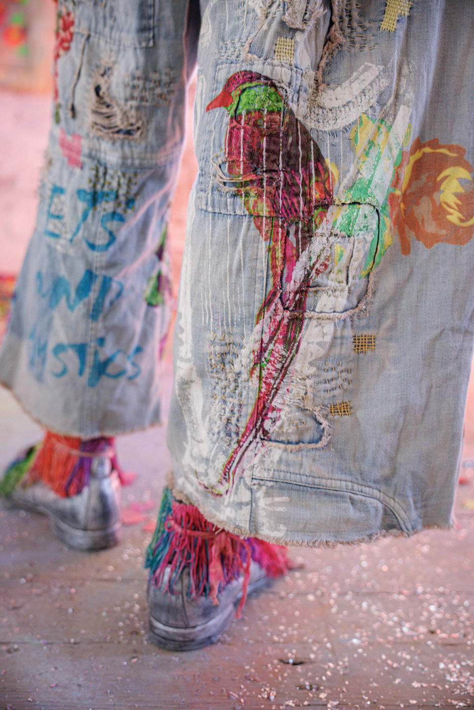 Peonies Dani Blues Denims Magnolia Pearl Clothing