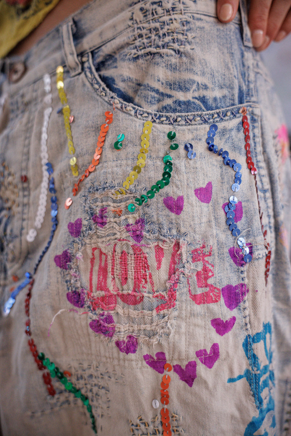 Valentine Crop Denims Falmet Indigo 